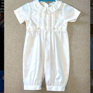 White one piece boy outfit